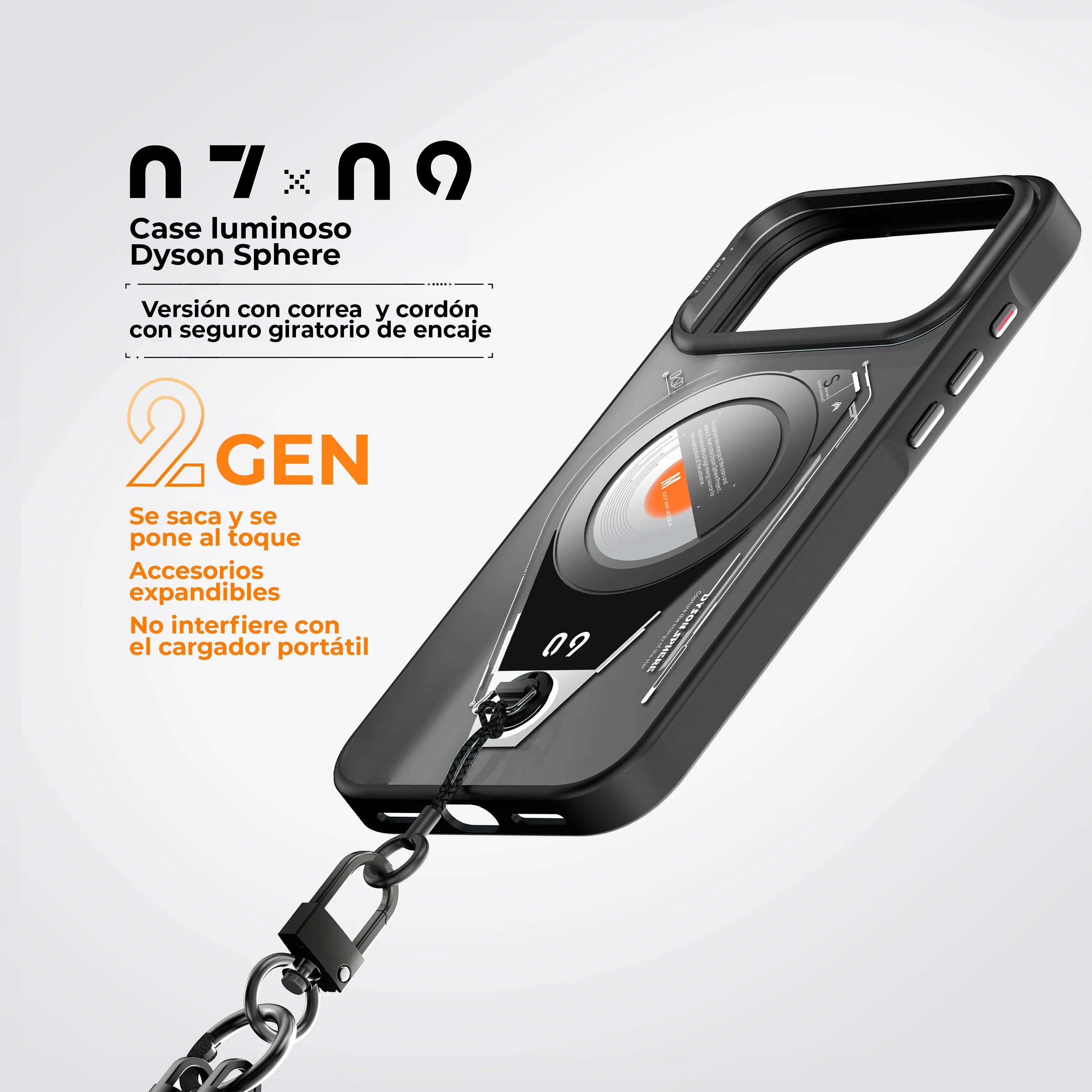 Tri-Pack: Case + Enfriador + Strap OKSP - iPhone 17 Pro (MagSafe)