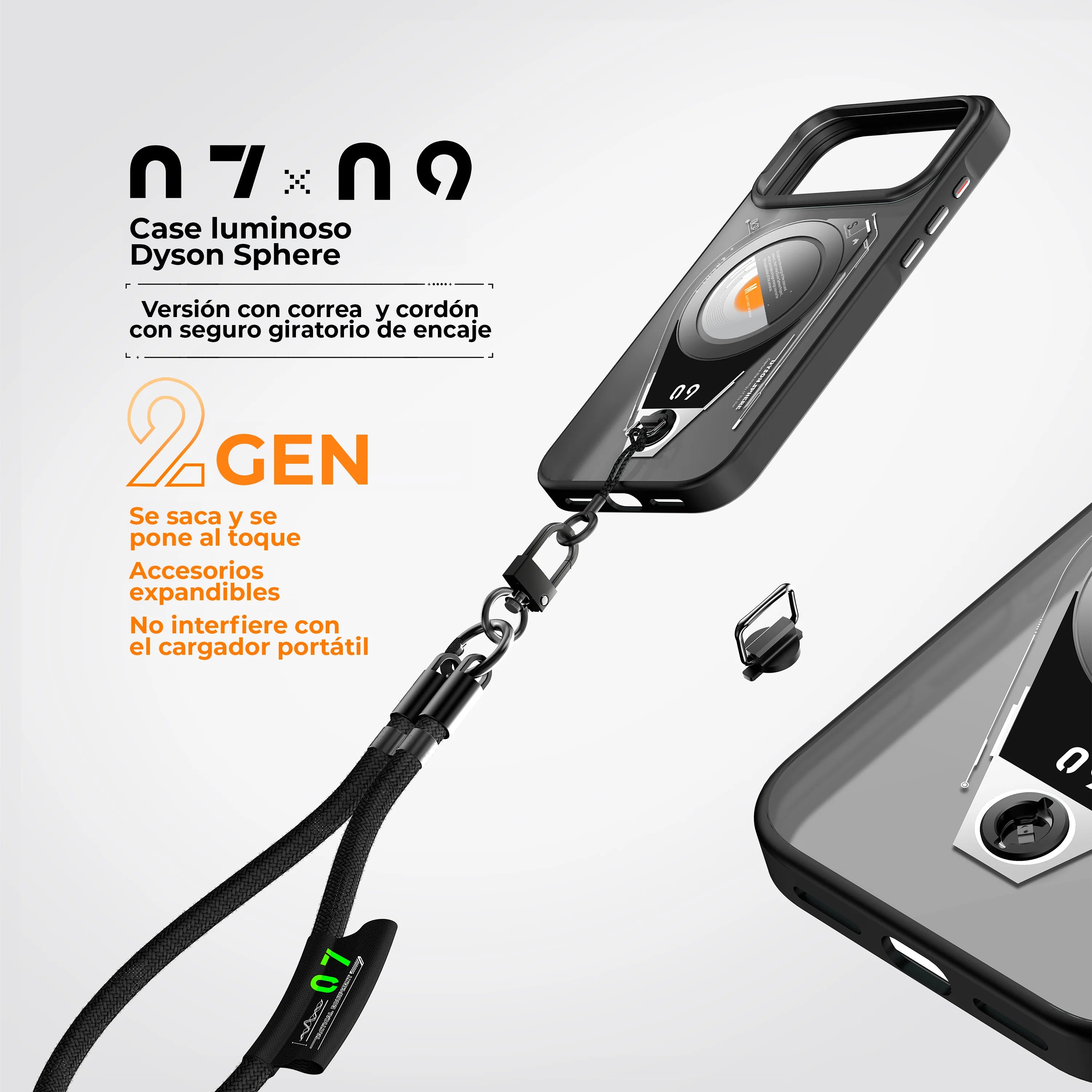 Tri-Pack: Case + Enfriador + Strap OKSP - iPhone 17 Pro (MagSafe)