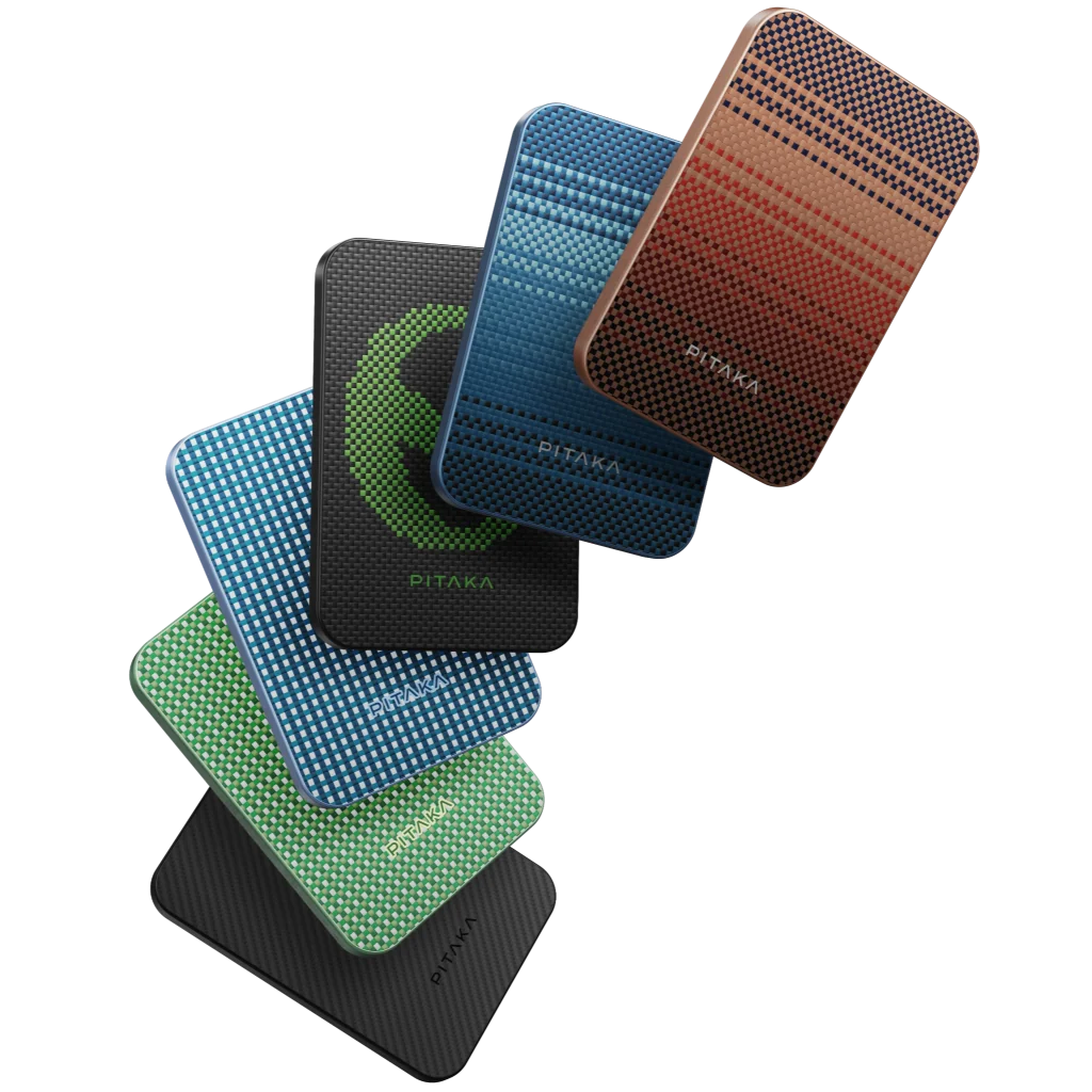Powerbank Pitaka Batería Portatil Qi2  15w - Fibra Aramida Premium