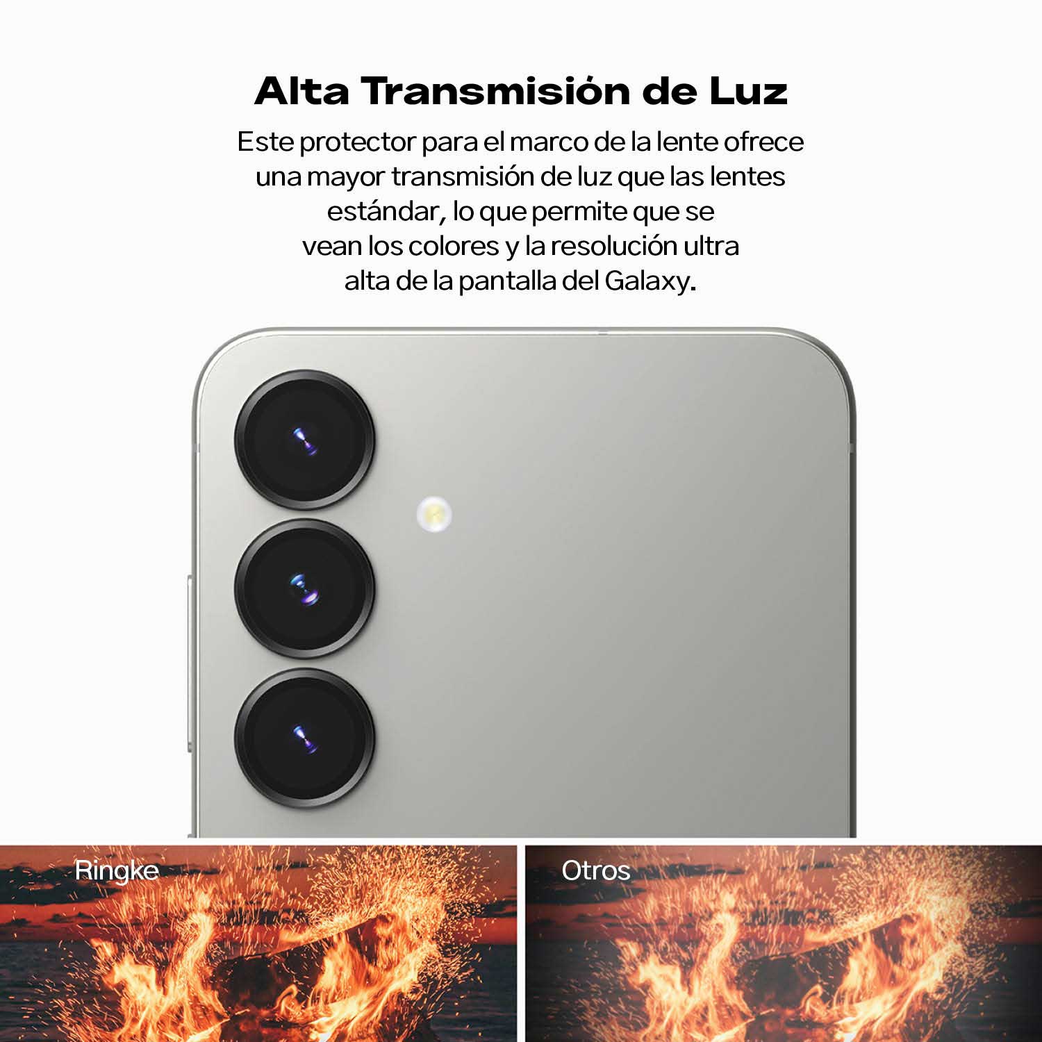 Protector de Cámara Ringke Lens Frame Galaxy S25 Plus (2 Pack)