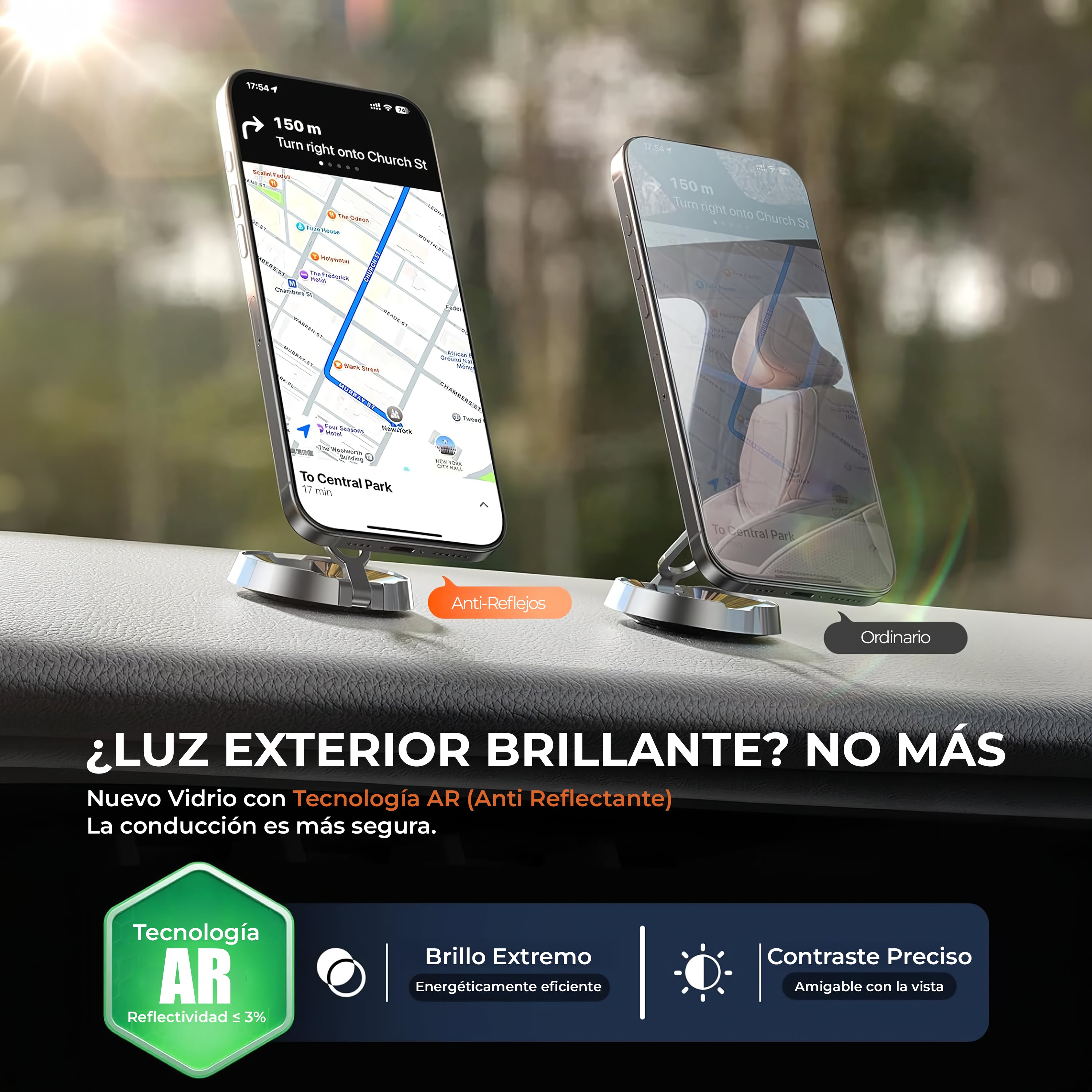 Protector de Pantalla AR-Anti reflectante iPhone 17 Pro