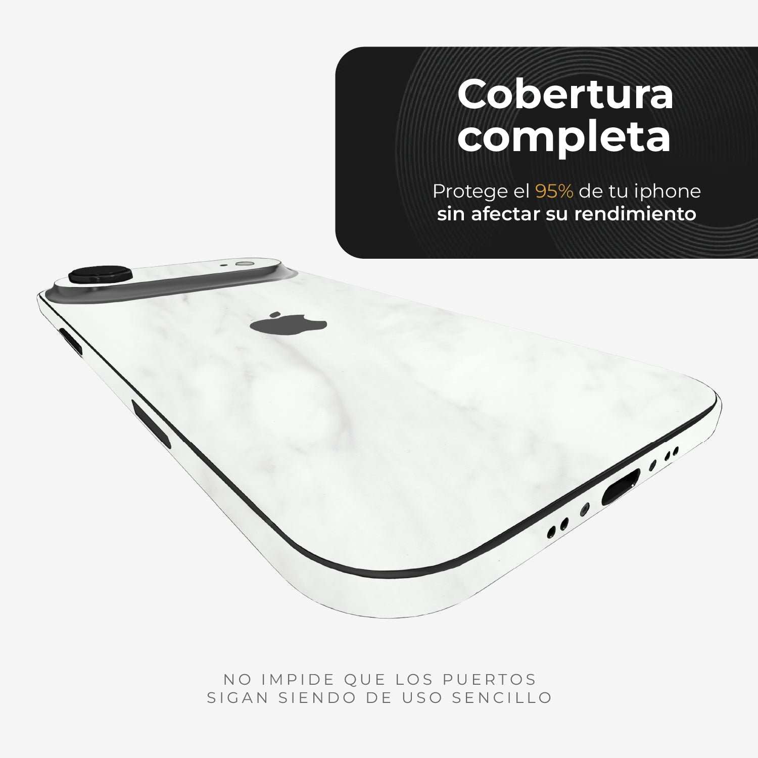 iPhone Air Skin Premium - Ultra Blanco