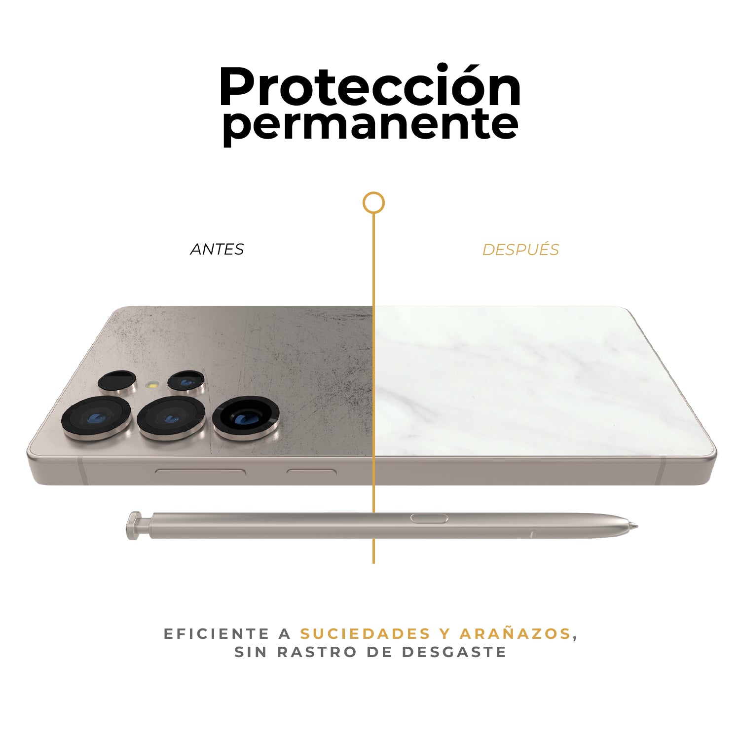 Skin Premium Mármol Ultra Blanco - Galaxy S26 Ultra