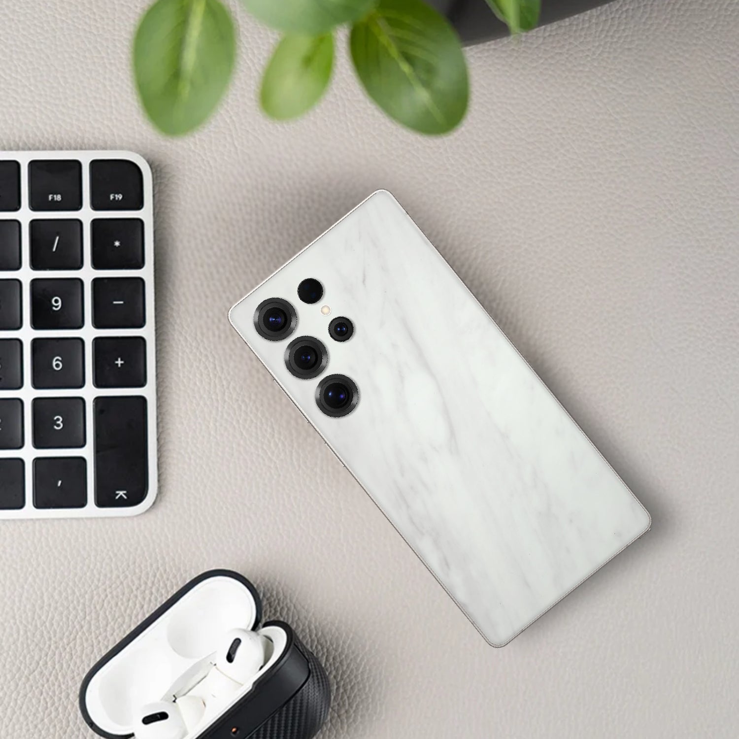 Skin Premium Mármol Ultra Blanco - Galaxy S26 Ultra