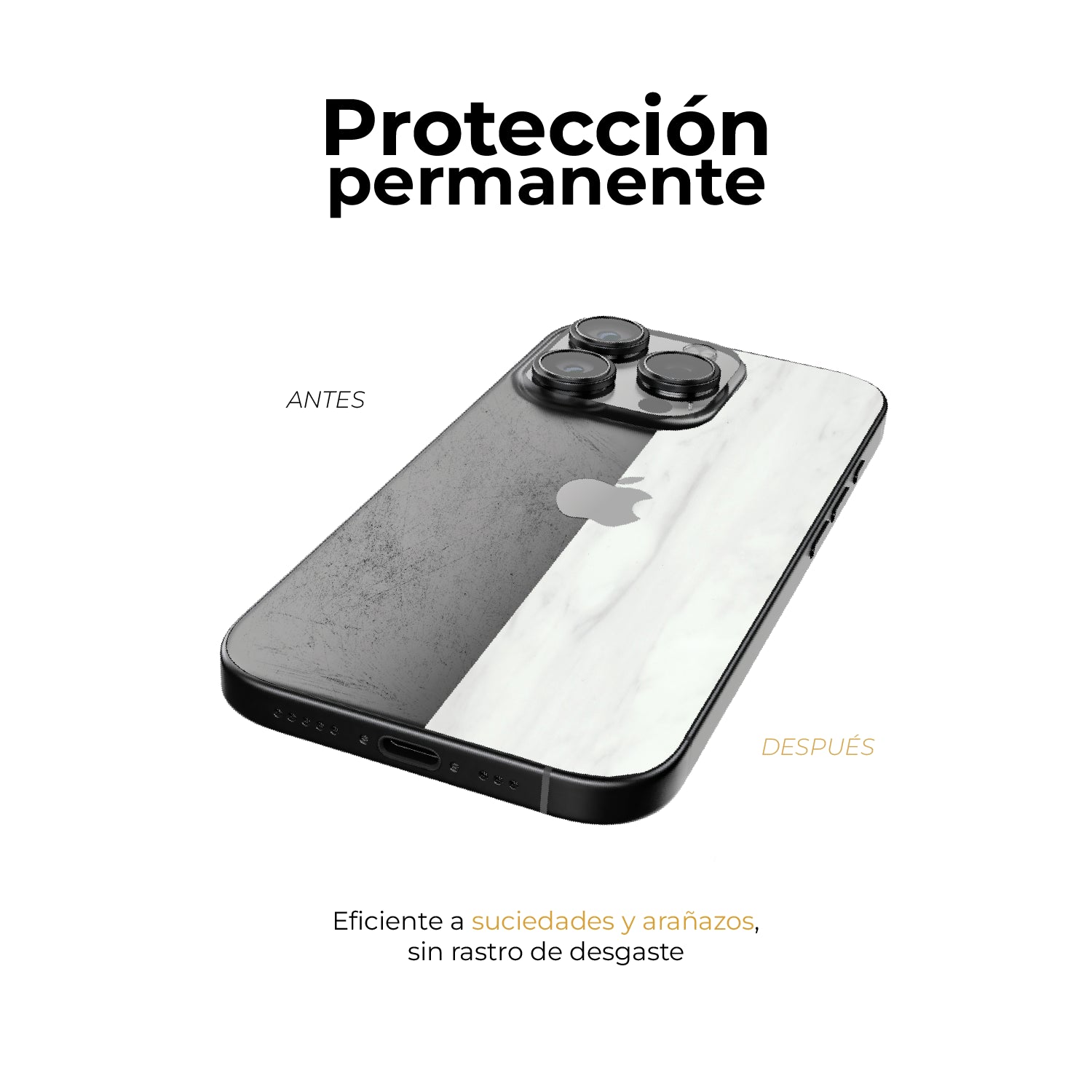 Skin Premium Mármol Ultra Blanco - iPhone 16 Pro