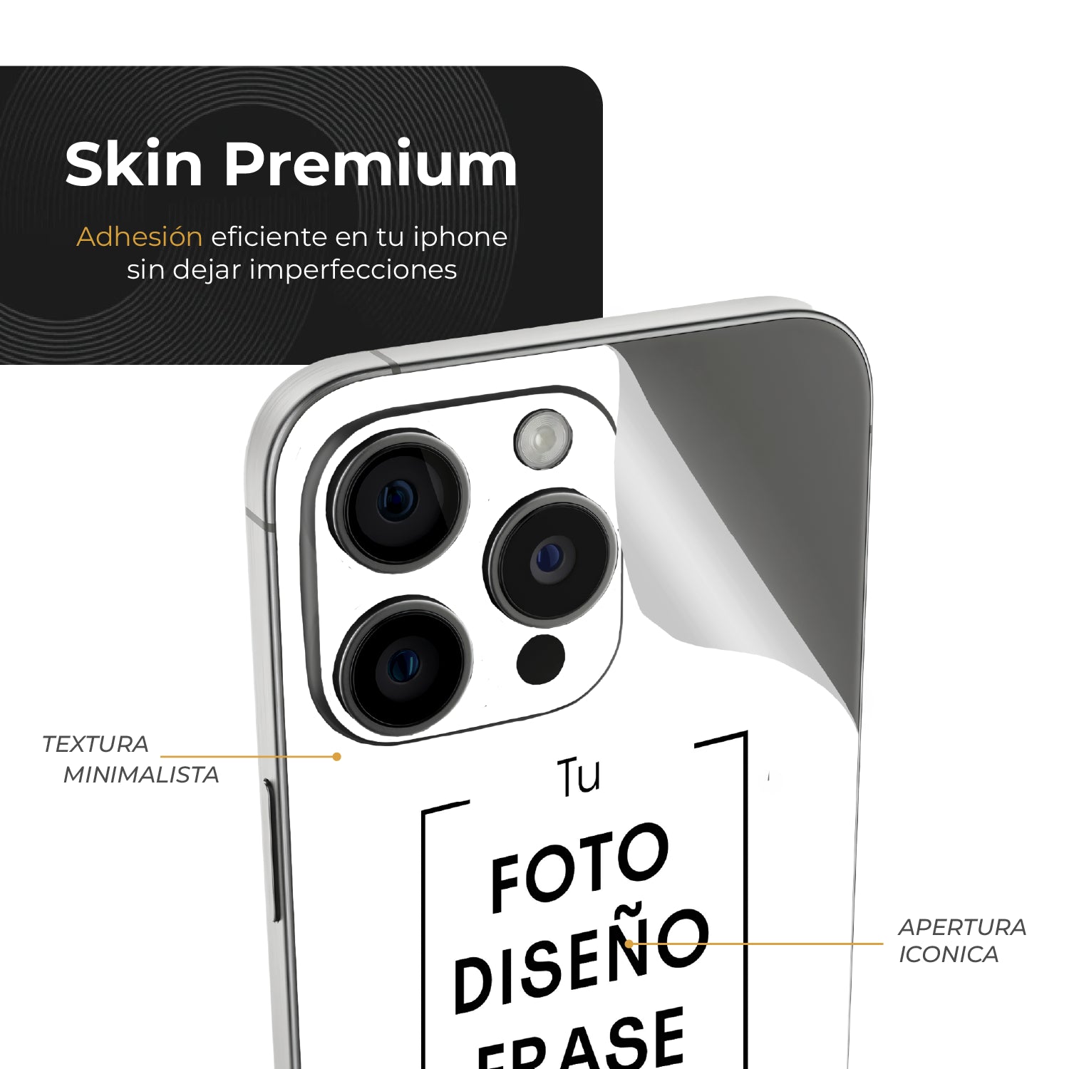 Skin Premium Personalizado - iPhone 16 Pro