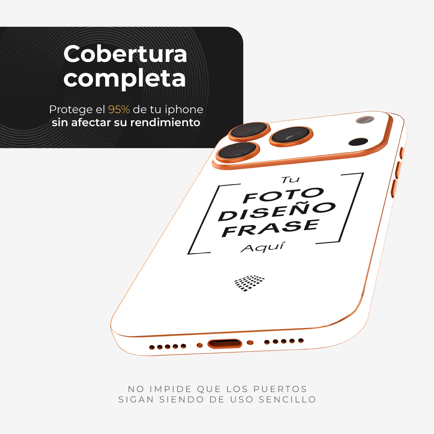 iPhone 17 Pro Skin Premium - Personalizado Transparente