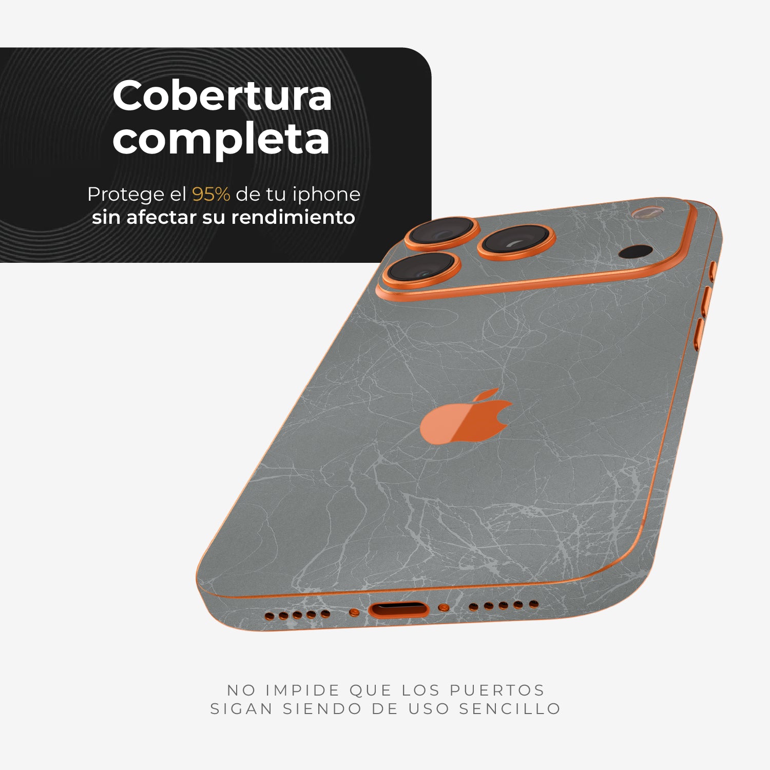 iPhone 17 Pro Max Skin Premium - Venom Platinium 3D