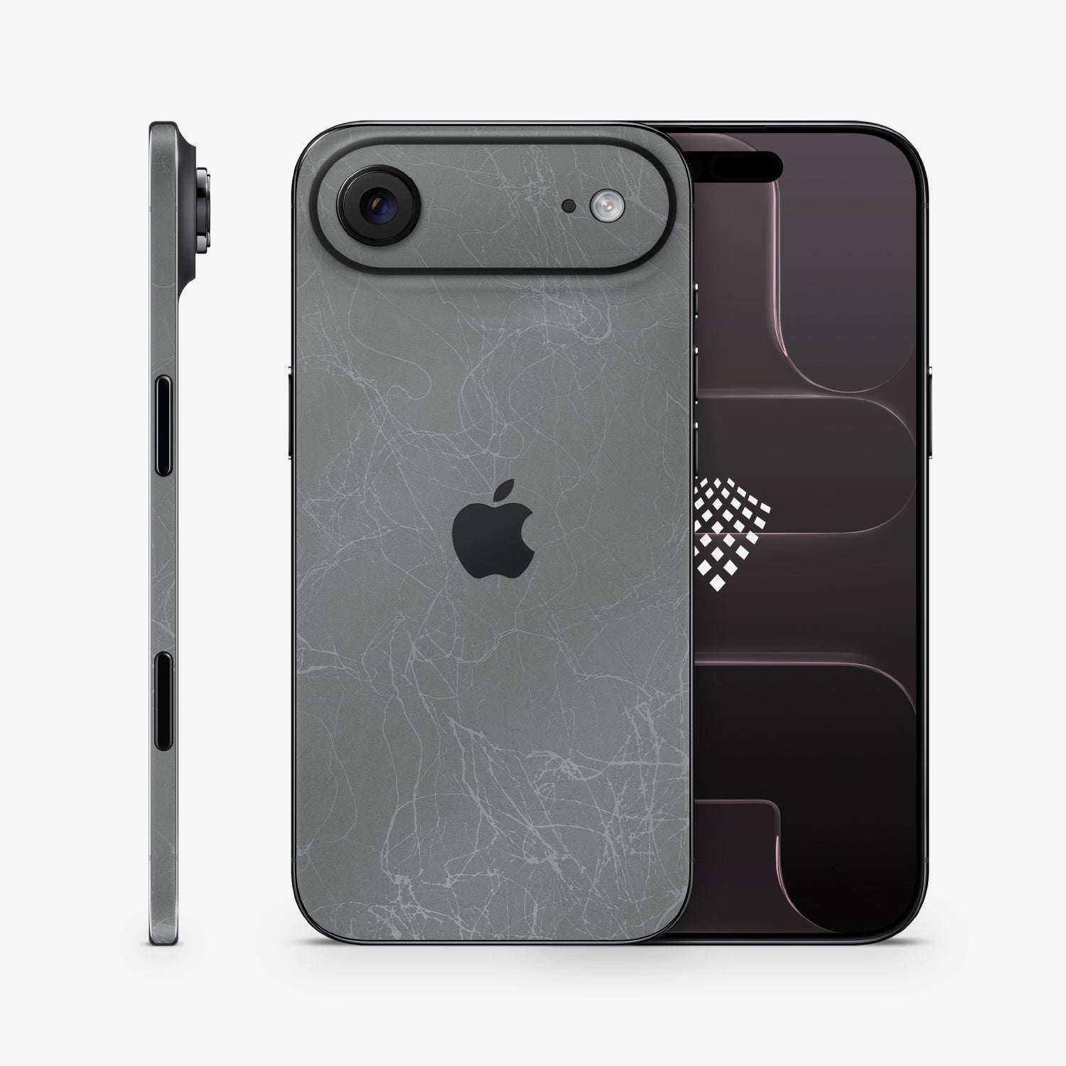 iPhone Air Skin Premium - Venom Plata 3D