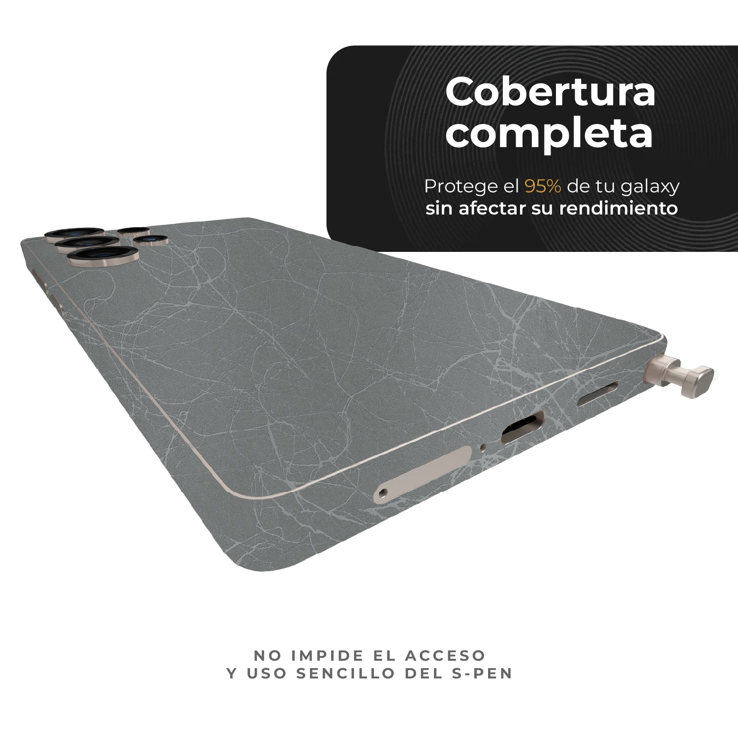 Skin Premium Venom Platinium - Galaxy  S25 Ultra