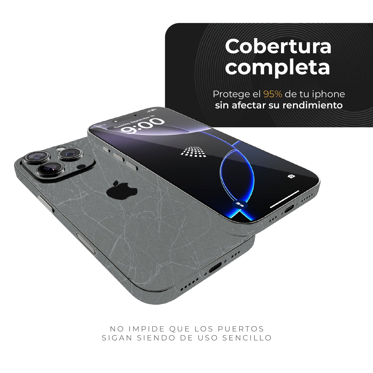 Skin Premium Venom Platinium - iPhone 16 Pro