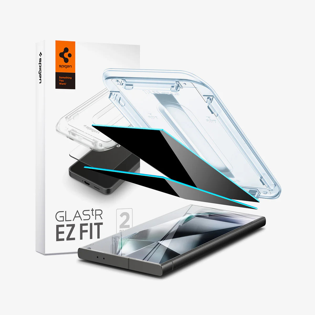 Spigen EZ FIT GLAS.tR Privacy Galaxy S24 Ultra ( 1 UND )