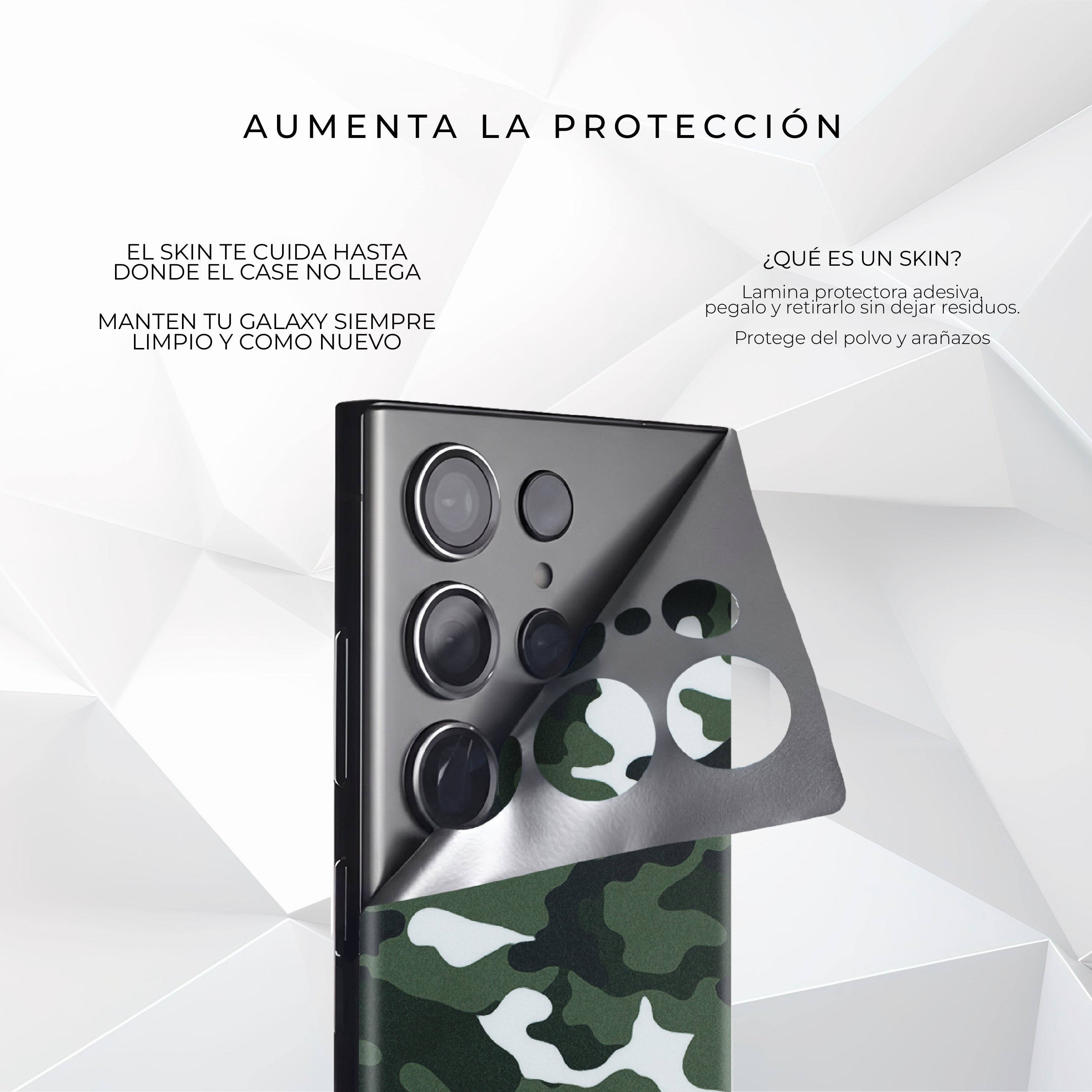 Tripack Galaxy S25 Ultra | Skin Premium + Case Color Pro 3 + Vidrio HD