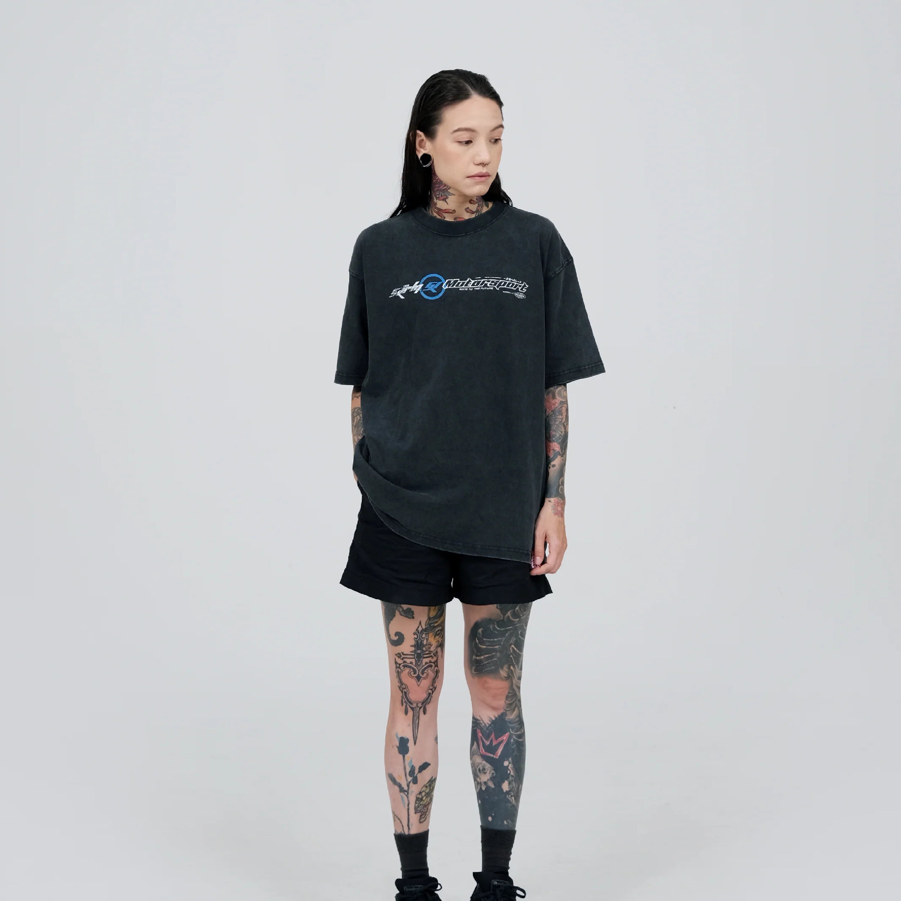 olo Acid Wash Skinarma Asphalt - Vintage Streetwear Gris