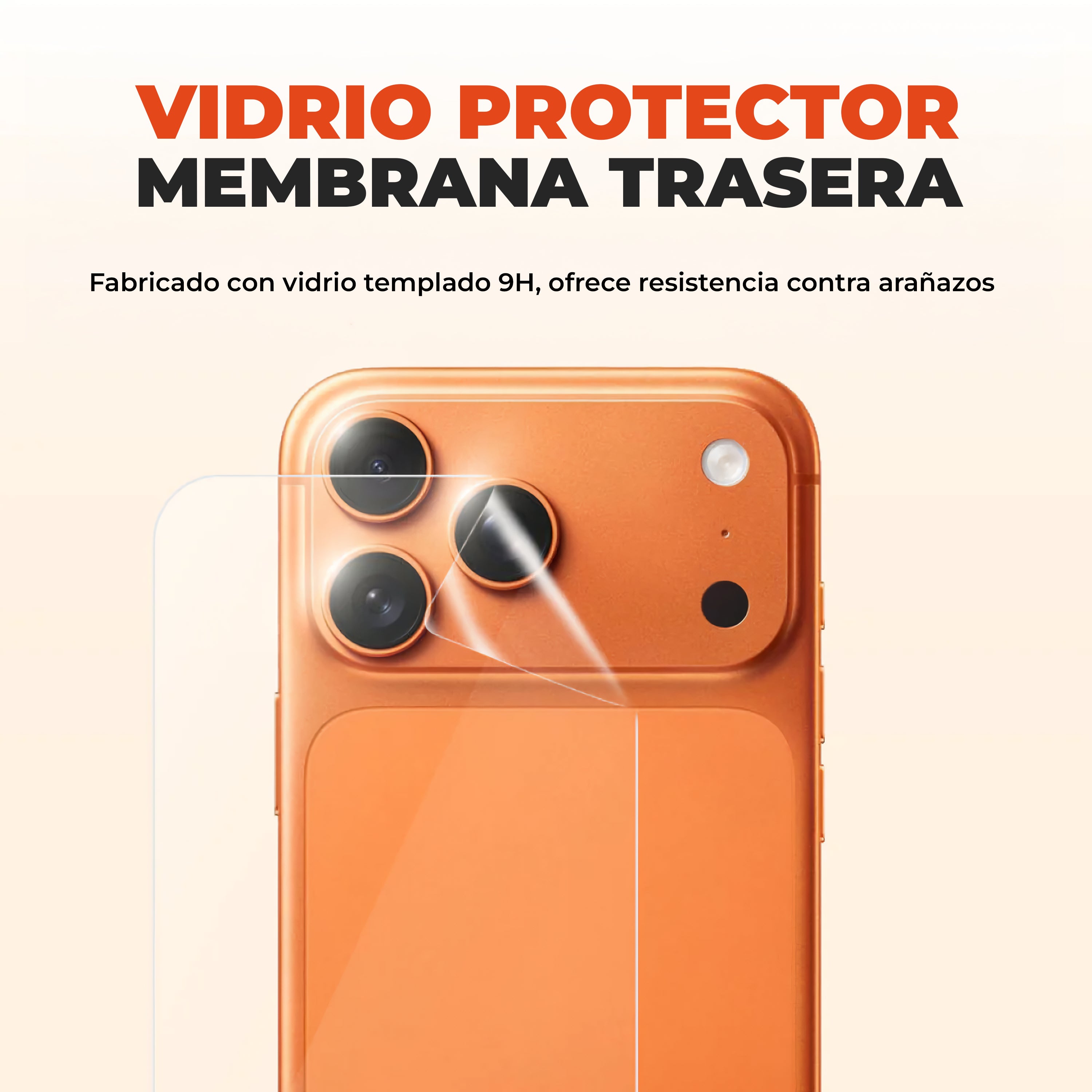 Protector Membrana Trasera iPhone 17 Pro Max