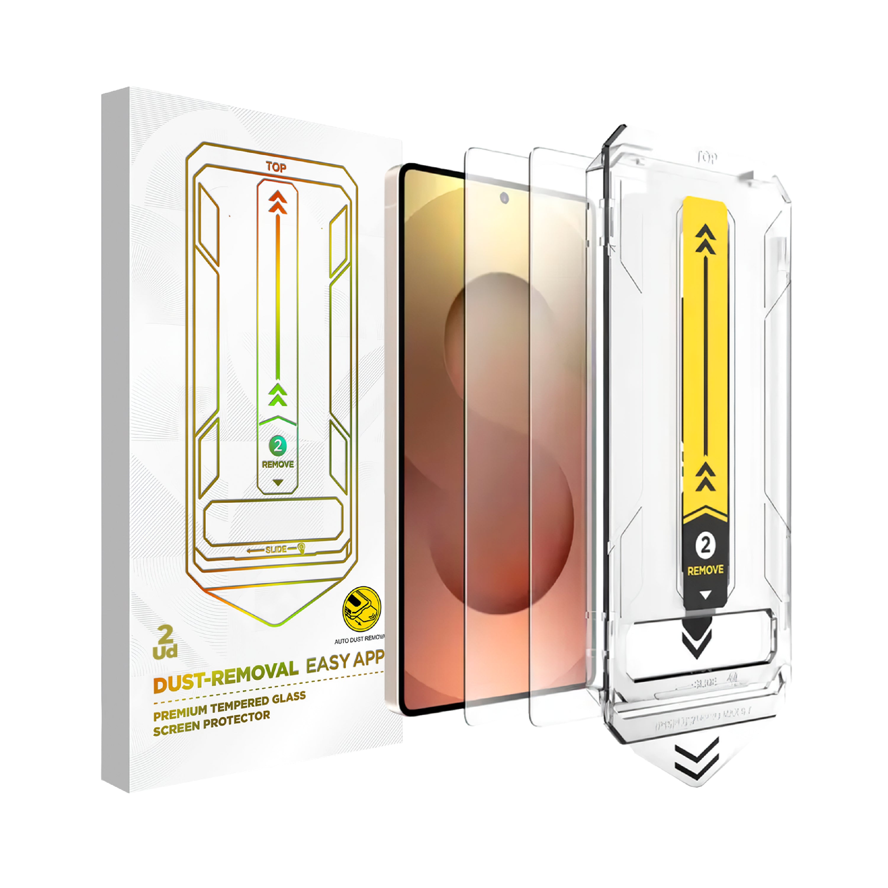 Protector de Pantalla Vidrio Templado 9H - Galaxy S24 Plus / S25 Plus (2 UND)