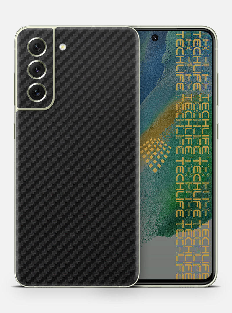 Skin Black 3D Carbon para Samsung Galaxy S21