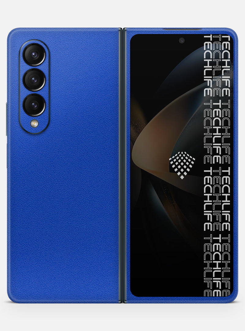 Skin Premium Color Azul Galaxy Z Fold 4