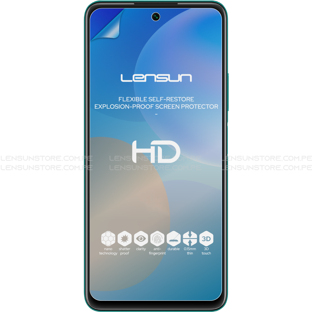 Protector de Pantalla Lensun HD Huawei Y7A