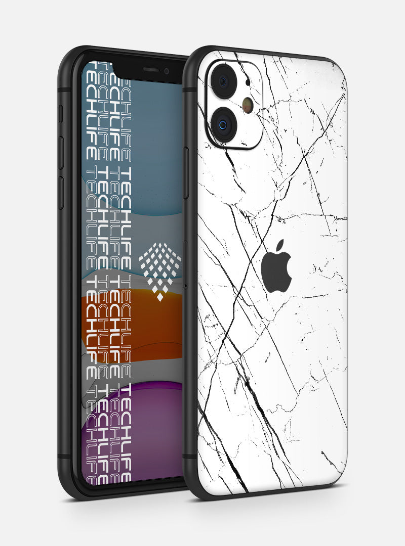 Skin Marmol Whitestripes para iPhone 11