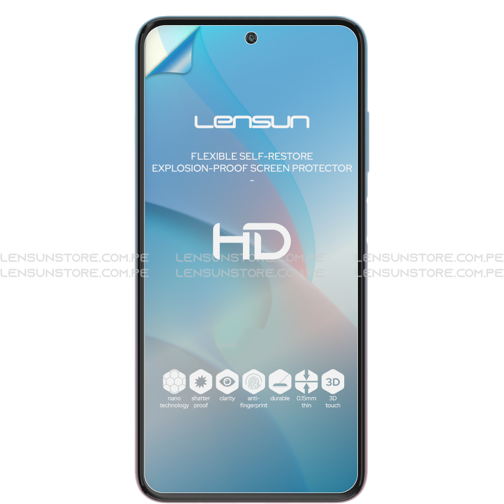 Lensun Protector de Pantalla Xiaomi Redmi Note 9 5G