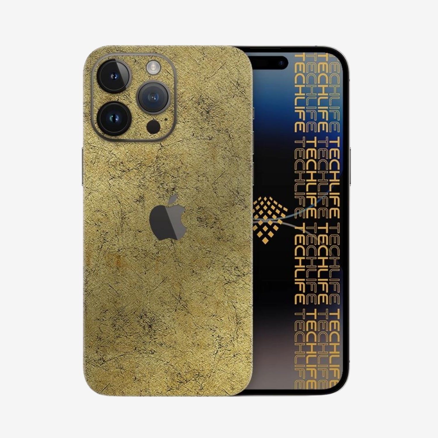 Skin Premium Metal Brass iPhone 14 Pro