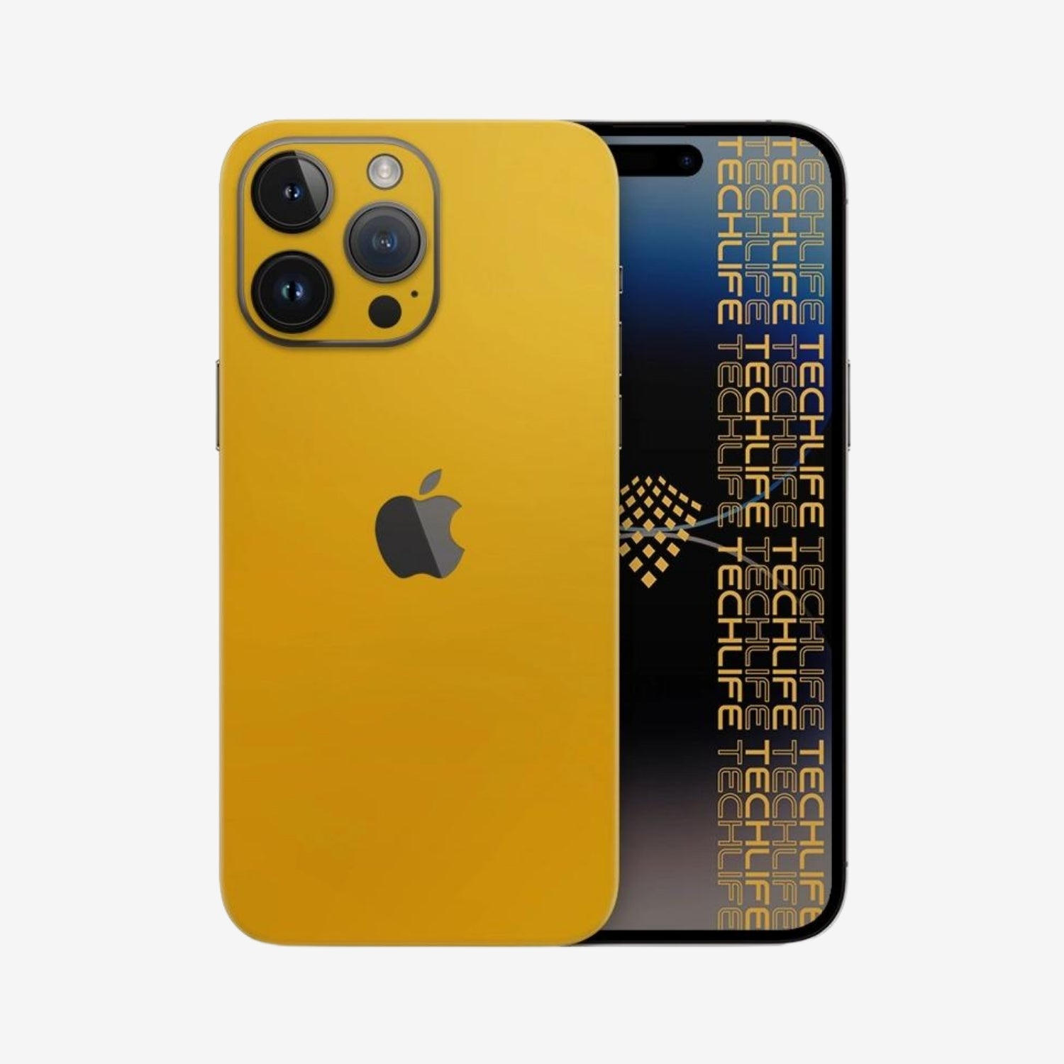 Skin Premium Color Amarillo Brillante iPhone 15 Pro