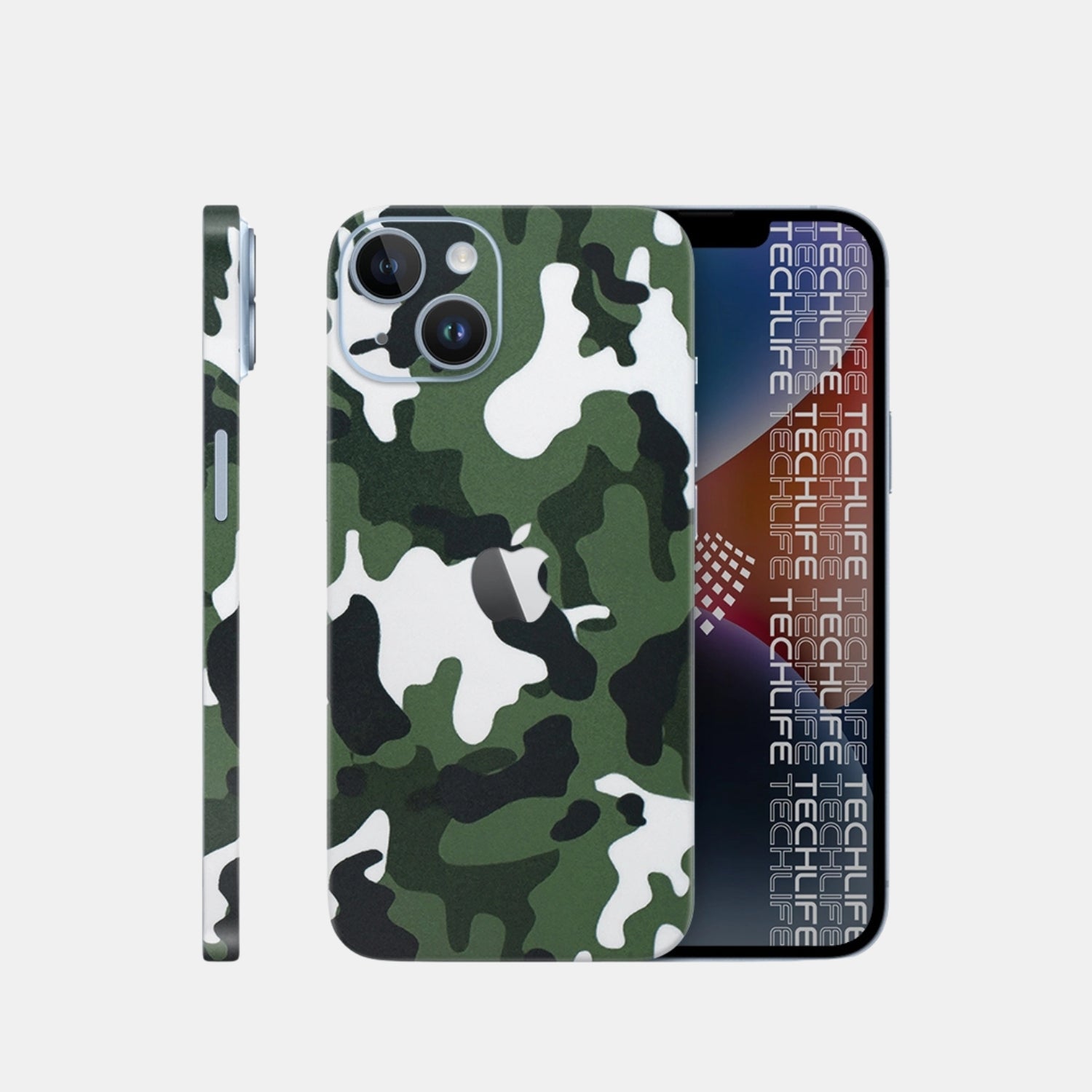 Skin Silver Camuflado Trendy iPhone 13