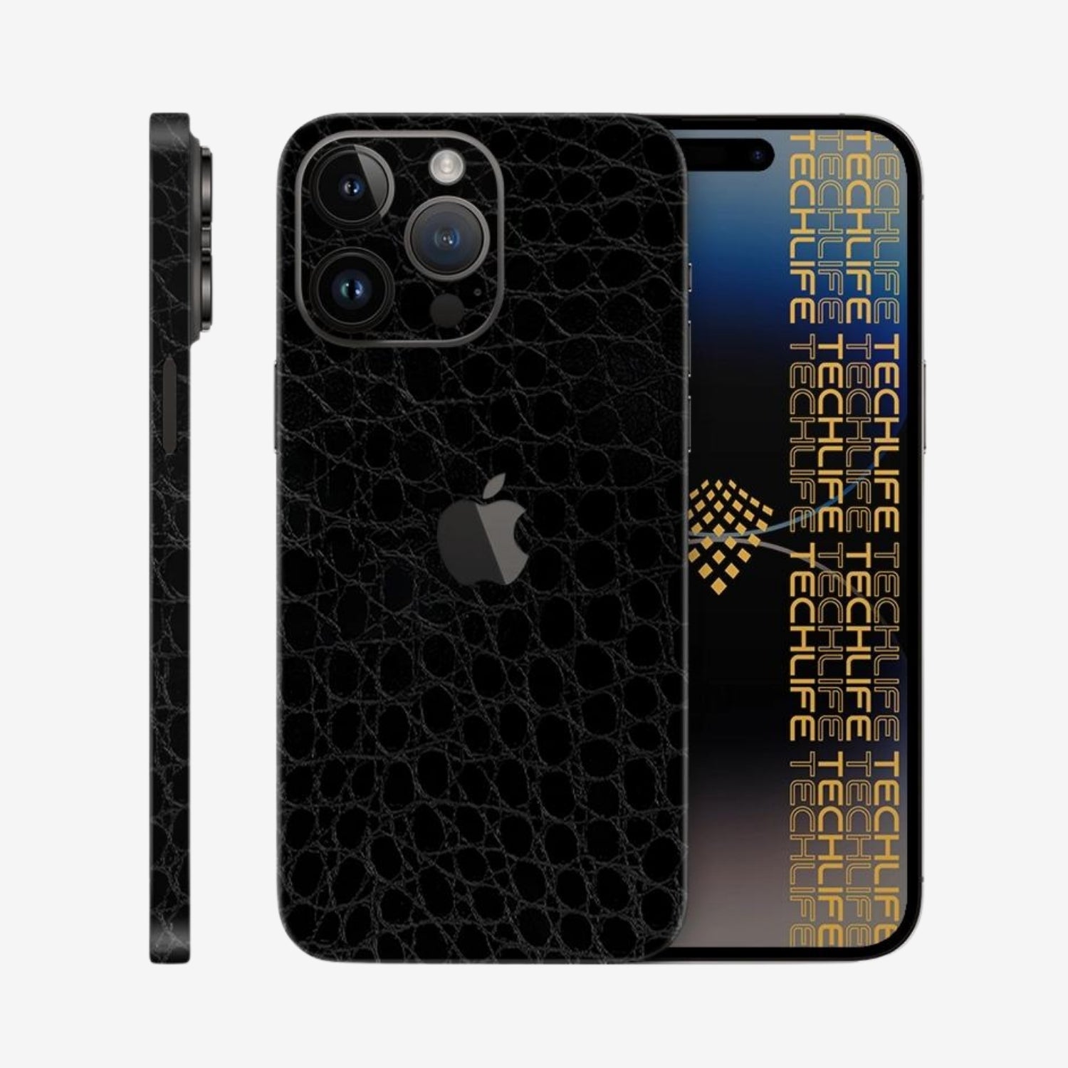 Skin Premium Caiman Negro Original iPhone 15 Pro Max