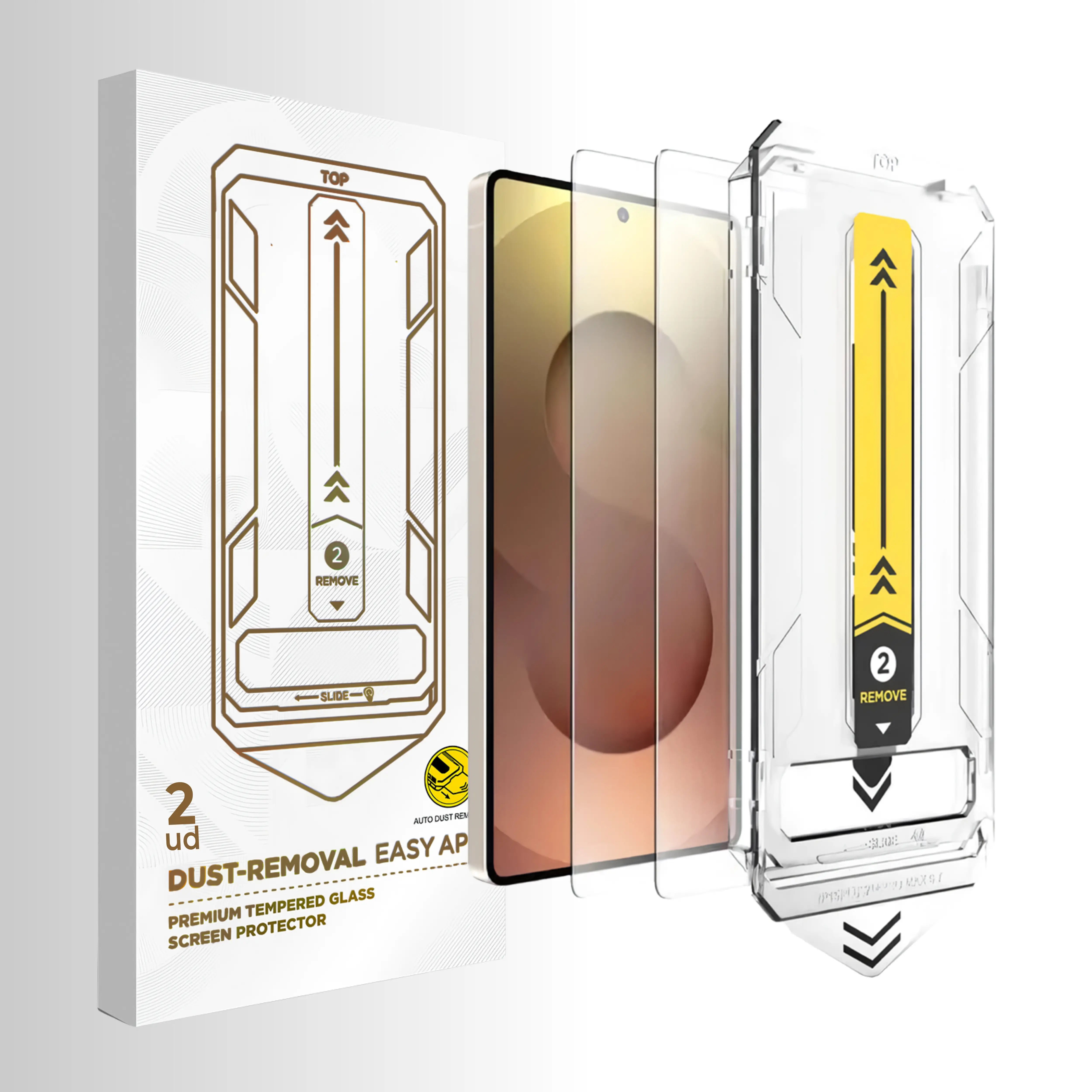 Protector de Pantalla + Vidrio Templado 9H - Galaxy S25 Ultra ( 2 UND )