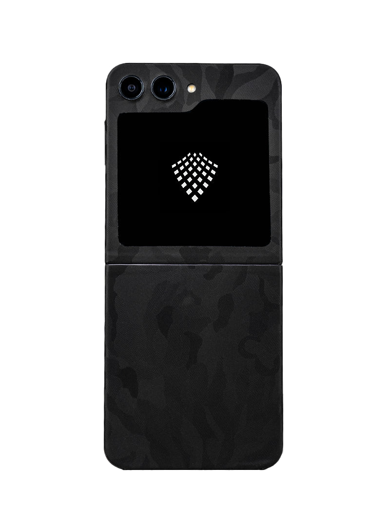 Skin Premium Camuflaje Espectro Negro Galaxy Z Flip 5