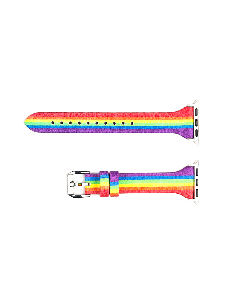 Correa De Cuero Genuino para Apple Watch  -  Pride Edition