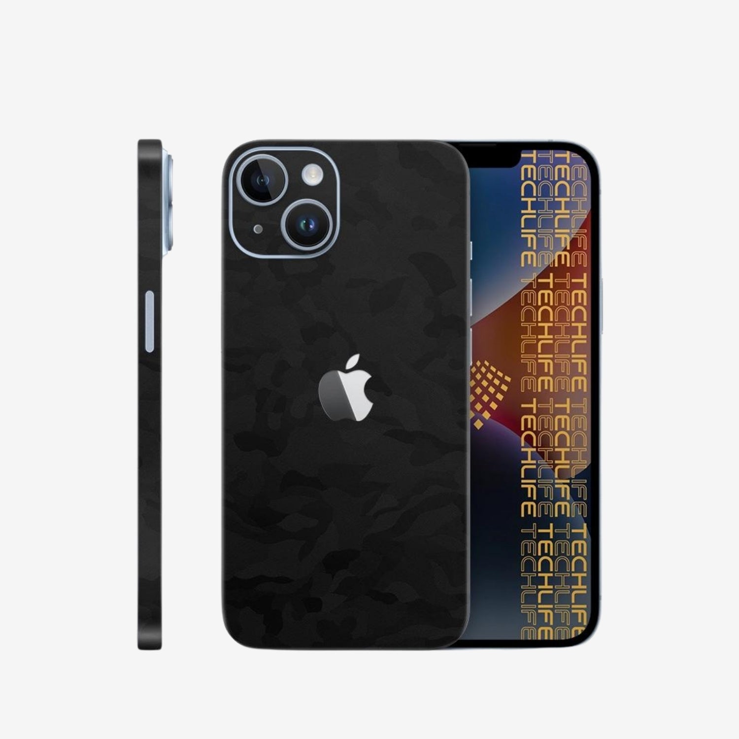 Skin Premium Camuflaje Espectro Negro iPhone 13