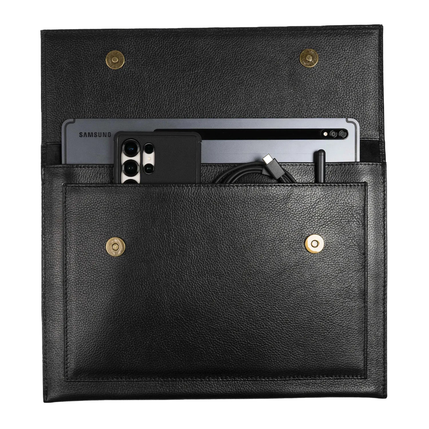 Inkabrief - Sobre de Cuero Premium Artesanal para laptop y documentos | Inka Artisan