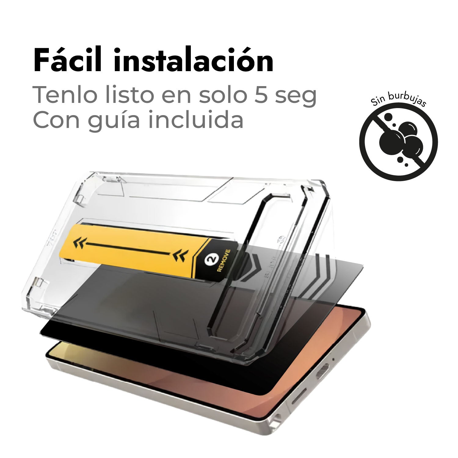 Protector de Pantalla  Vidrio Templado 9H Privacy - Galaxy S25 Ultra (1 UND)