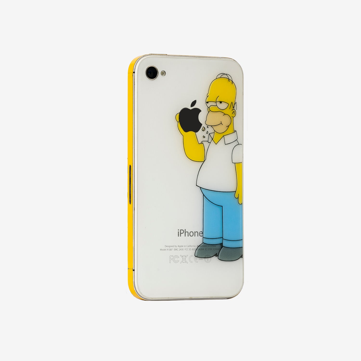 Skin Premium Clear Simpsons 001 para iPhone