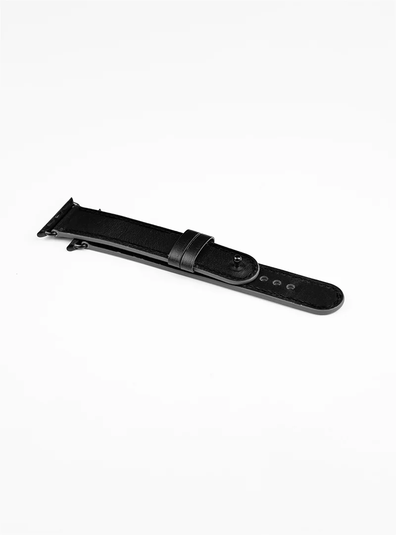 Correa De Cuero Genuino para Apple Watch - Dark Style