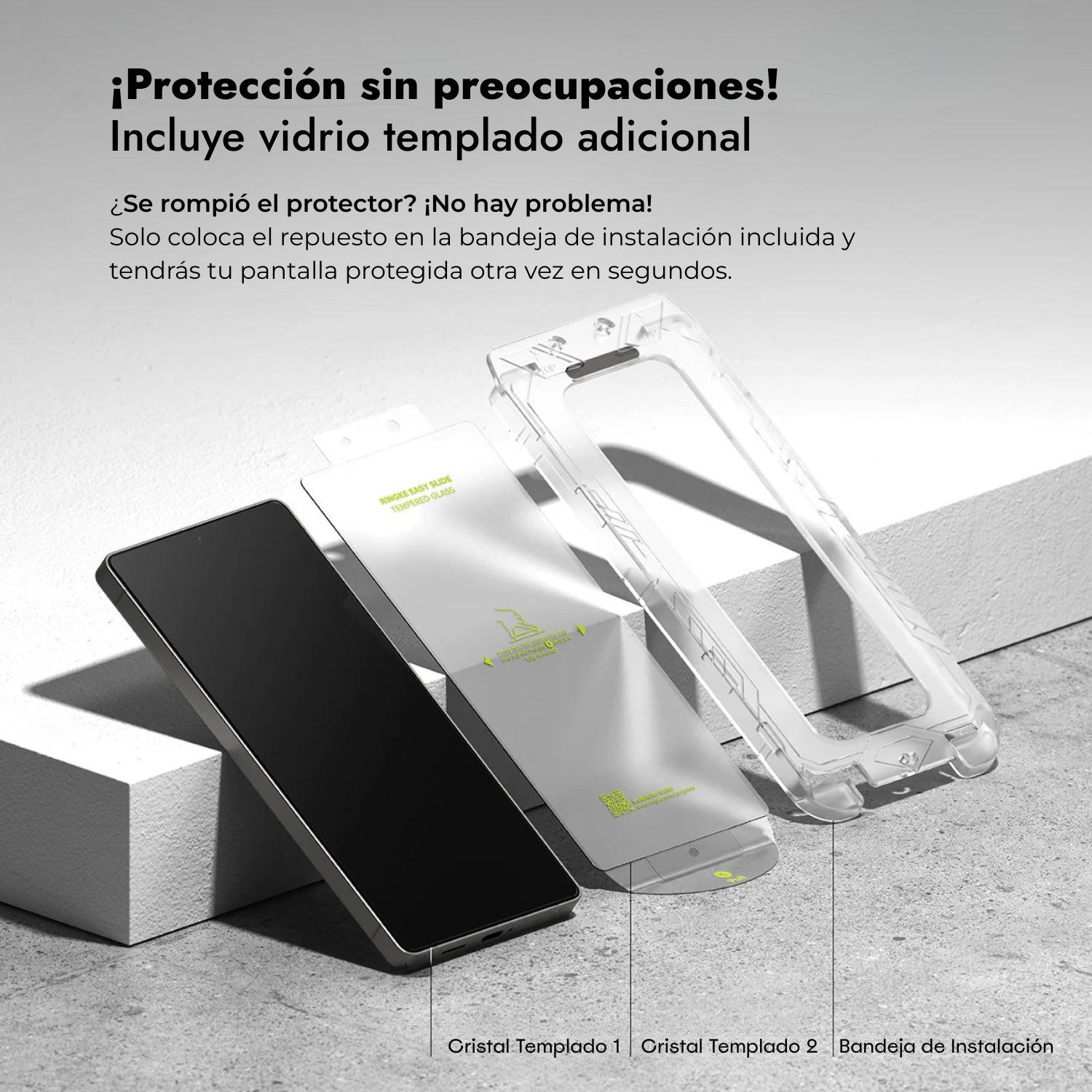 Protector de Pantalla Vidrio Ringke Galaxy S25 Ultra (2 Pack)