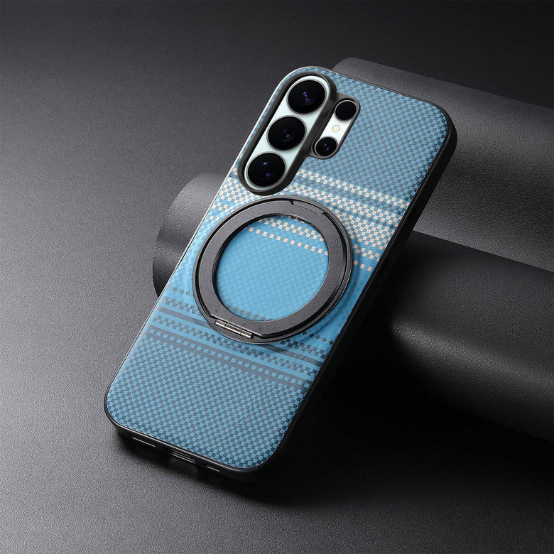 Case Diseño Fibra Con Parante Giratorio Galaxy A37 (Magsafe)