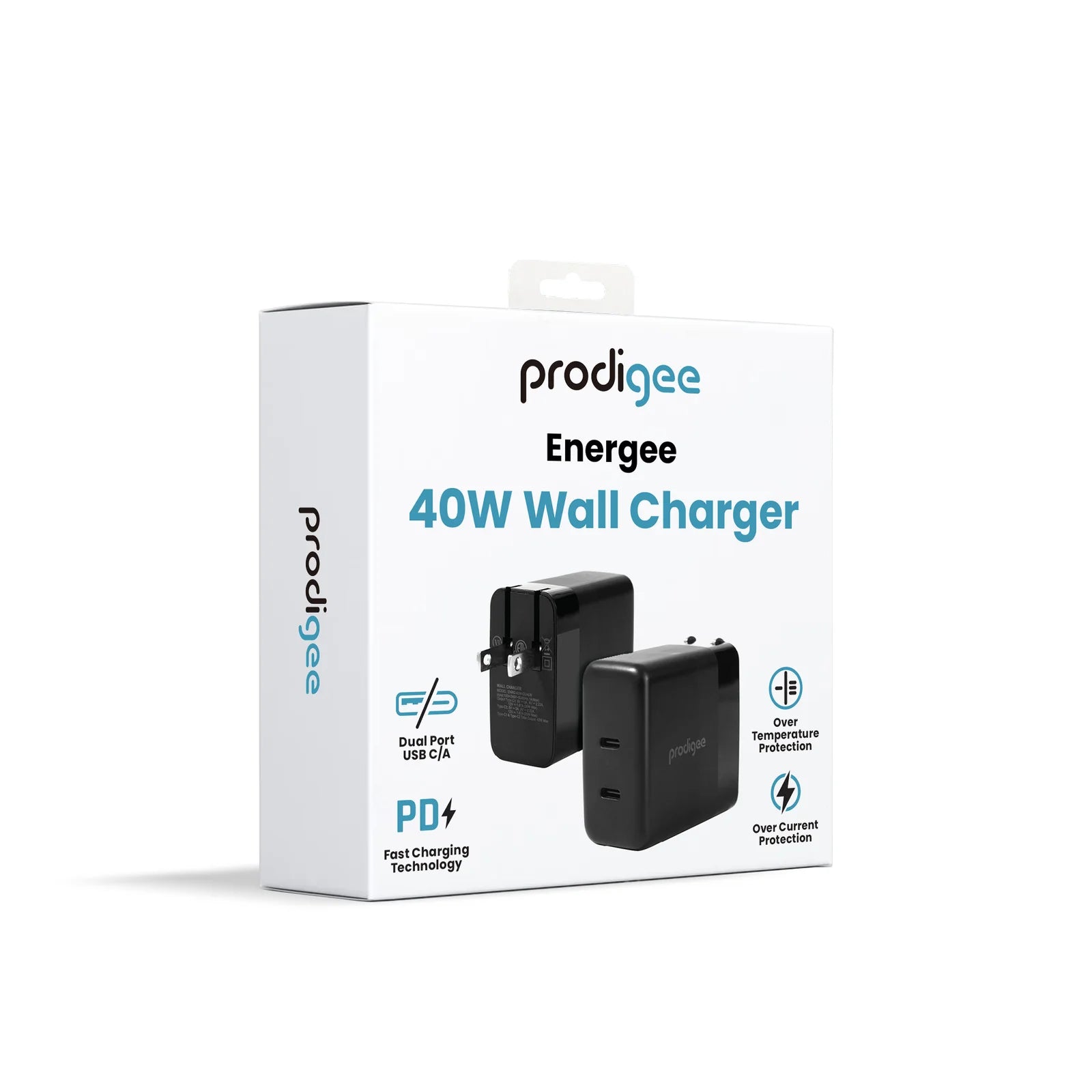 Cargador de Pared Prodigee Dual Energee 40W