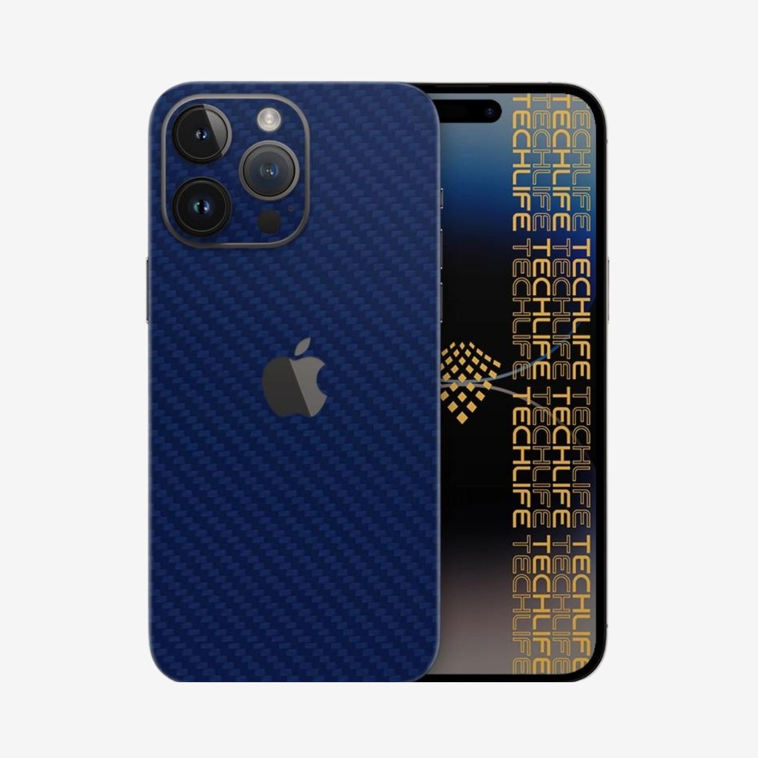 Skin Premium Carbono Azul iPhone 12 Pro