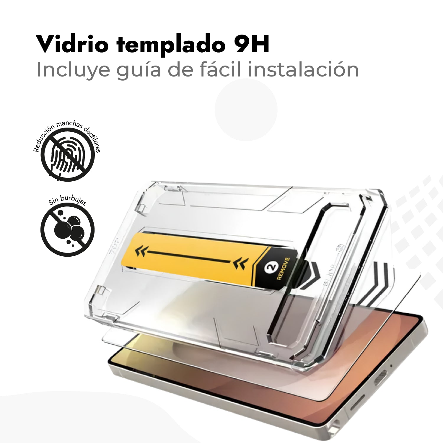 Case Stand + Vidrio Templado 9H +Protector de cámara - Galaxy S25 Ultra