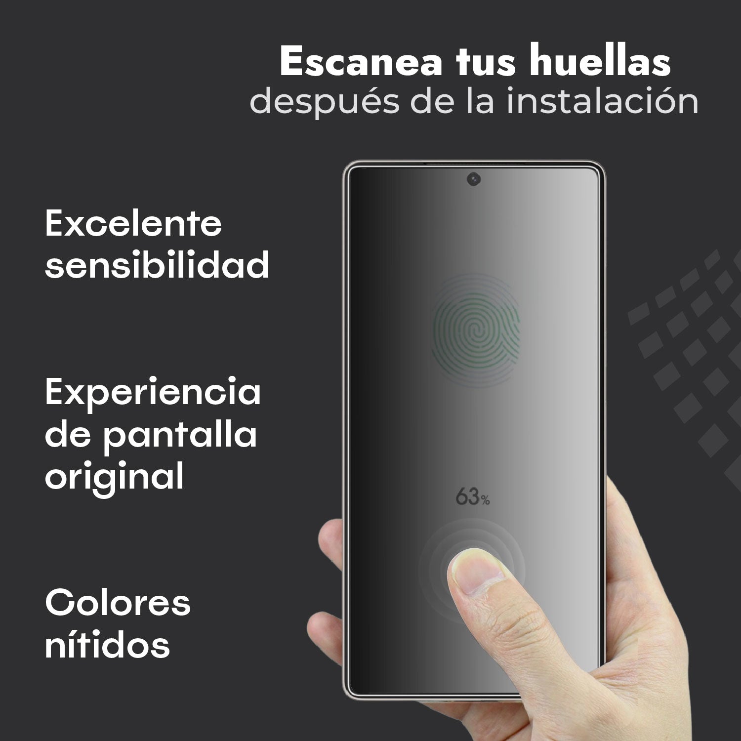 Protector de Pantalla  Vidrio Templado 9H Privacy - Galaxy S25 Ultra (1 UND)
