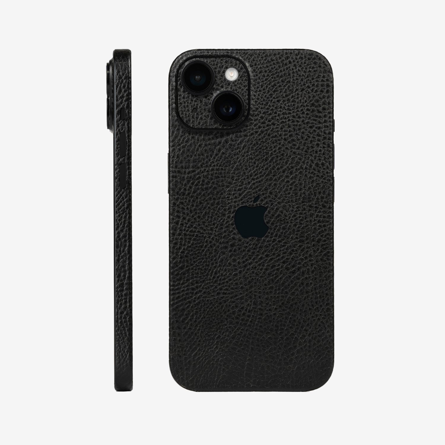 Skin Premium Cuero Real Negro iPhone 15