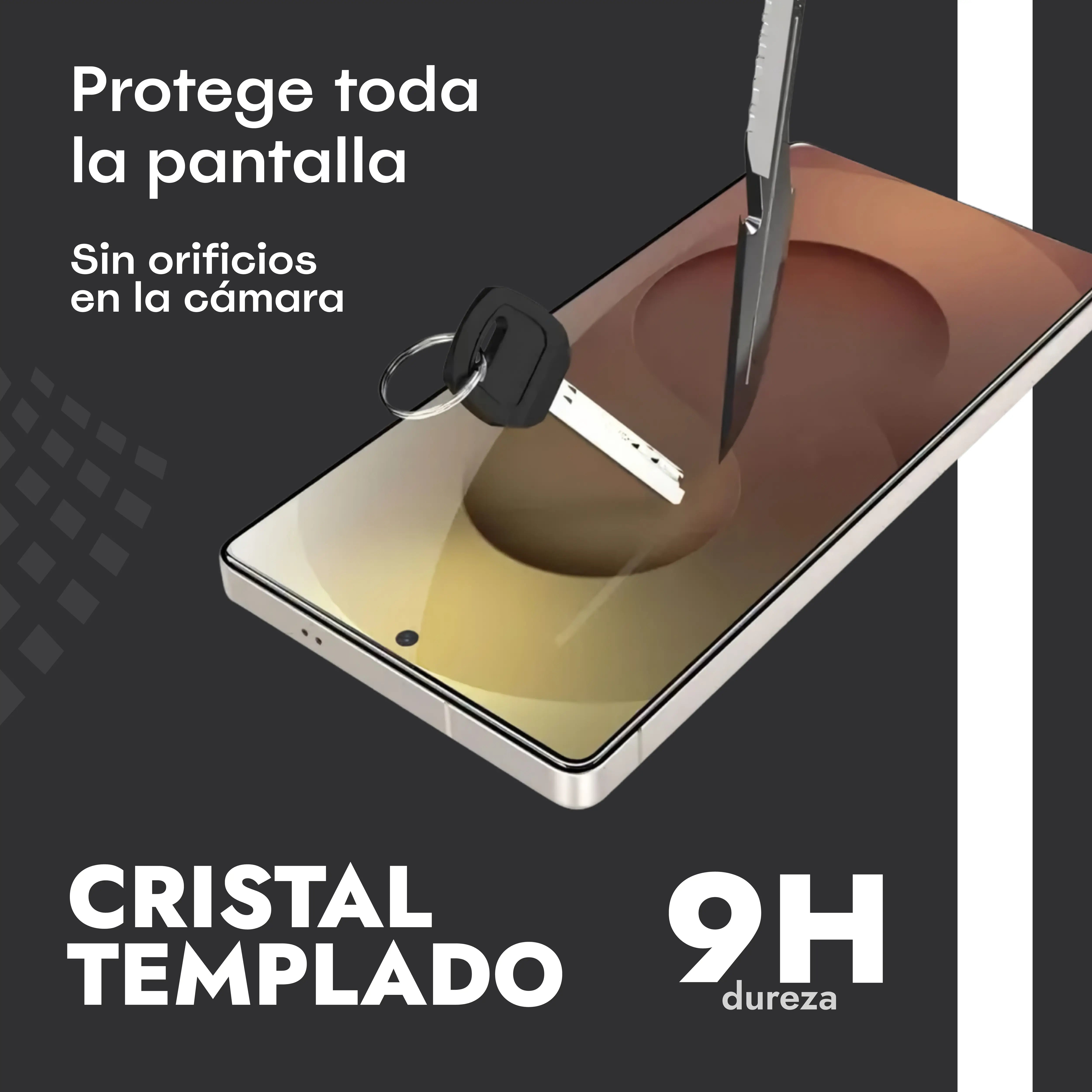 Protector de Pantalla + Vidrio Templado 9H - Galaxy S25 Ultra ( 2 UND )