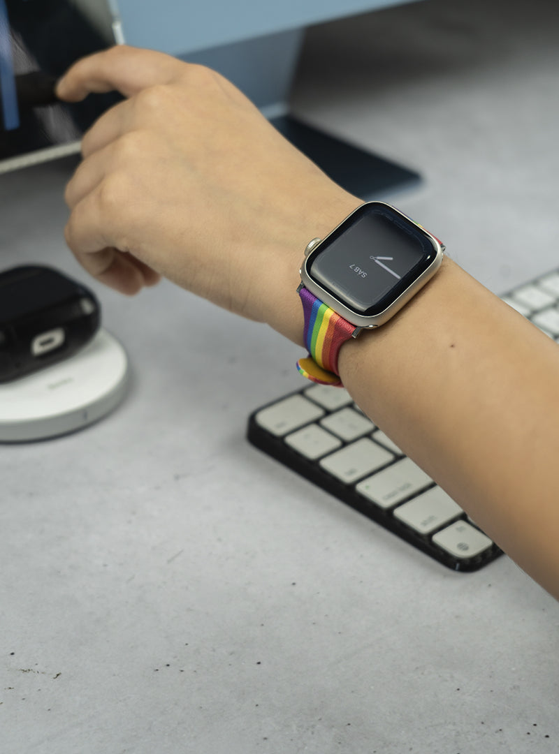 Correa De Cuero Genuino para Apple Watch  -  Pride Edition