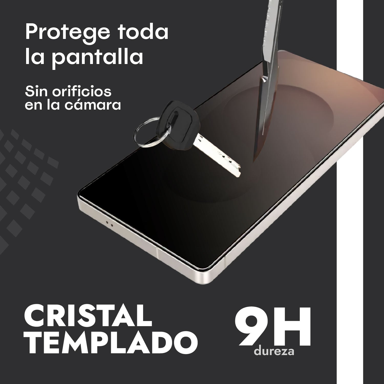 Protector de Pantalla  Vidrio Templado 9H Privacy - Galaxy S25 Ultra (1 UND)