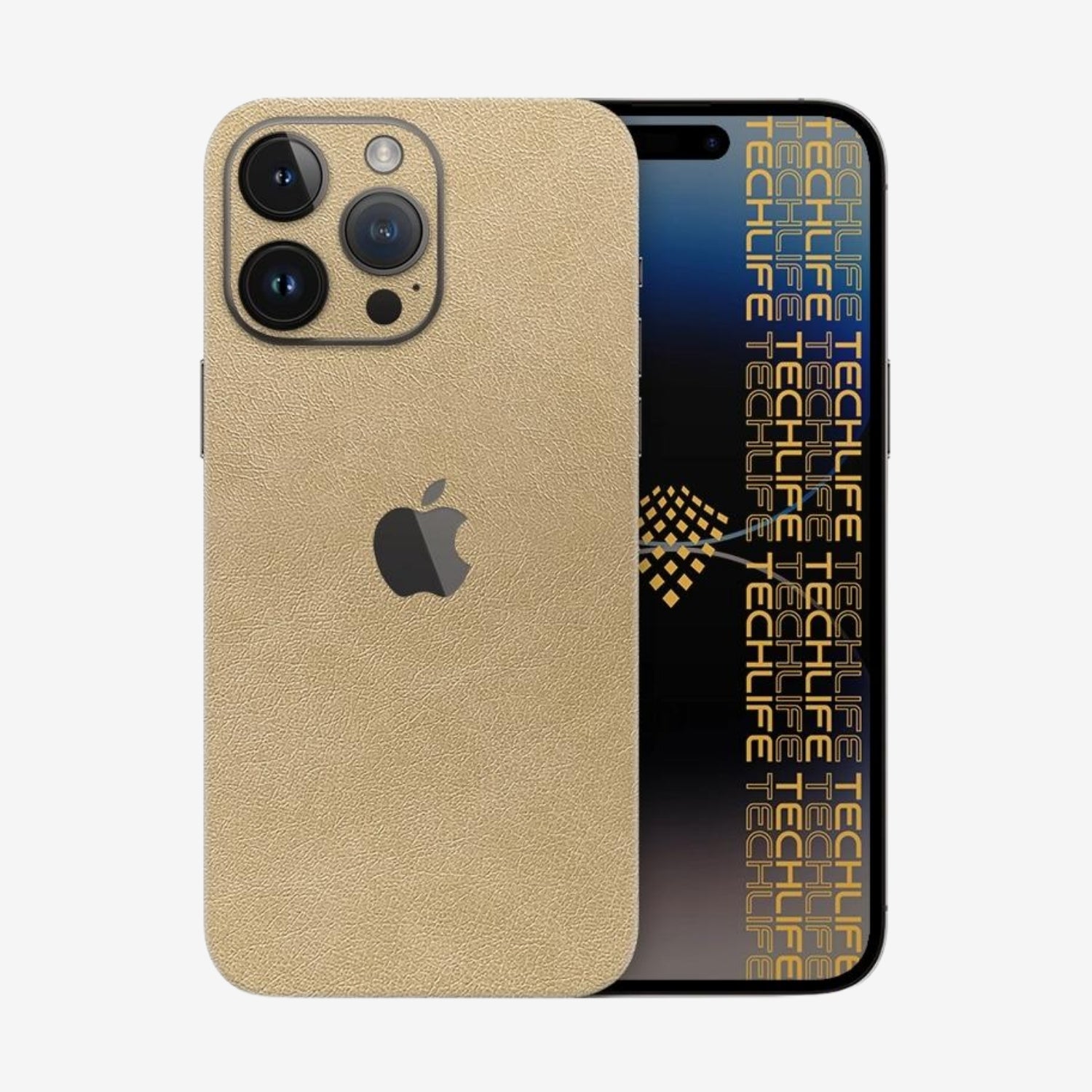 Skin Premium Cuero Esencia Marfil iPhone 15 Pro Max