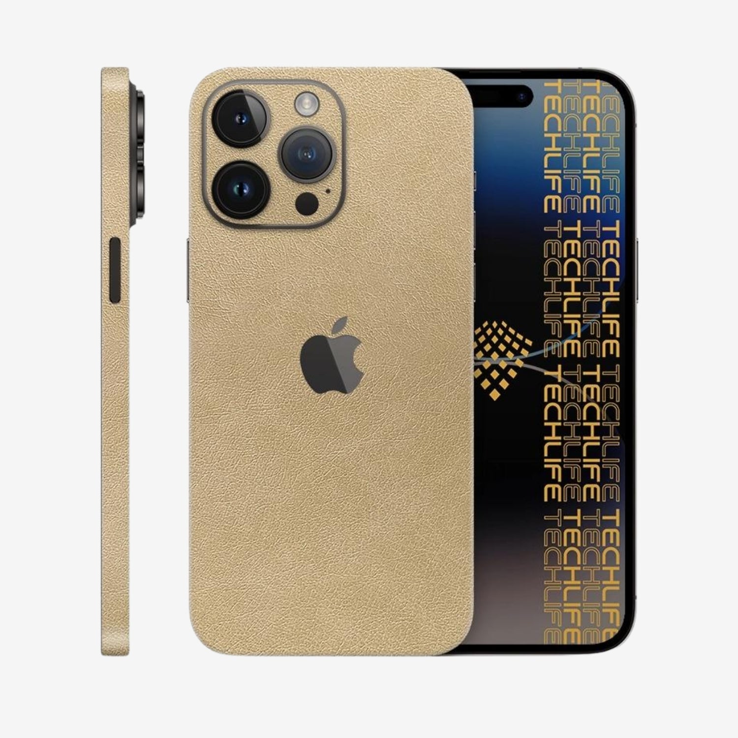 Skin Premium Cuero Esencia Marfil iPhone 15 Pro Max