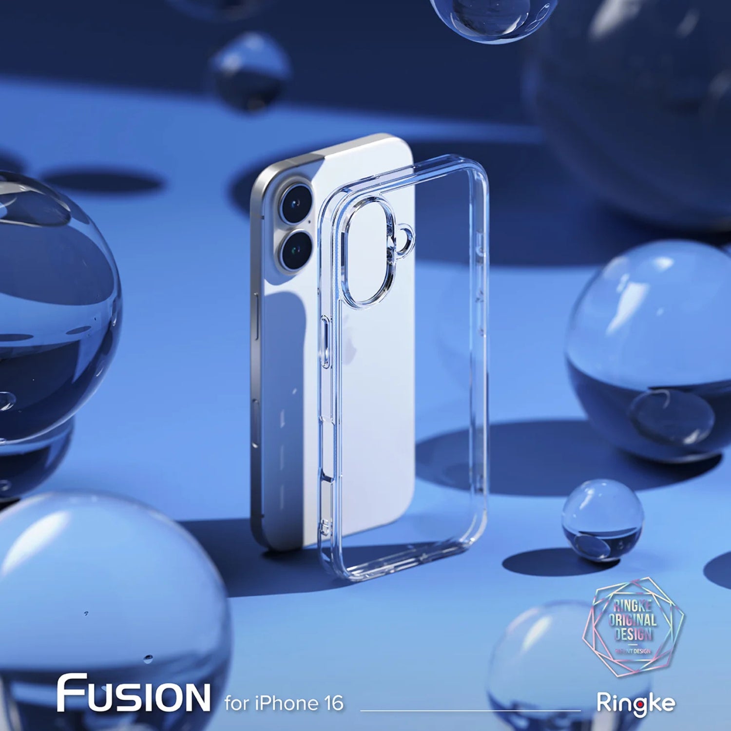 Case Ringke Transparente Fusion iPhone 16 Plus